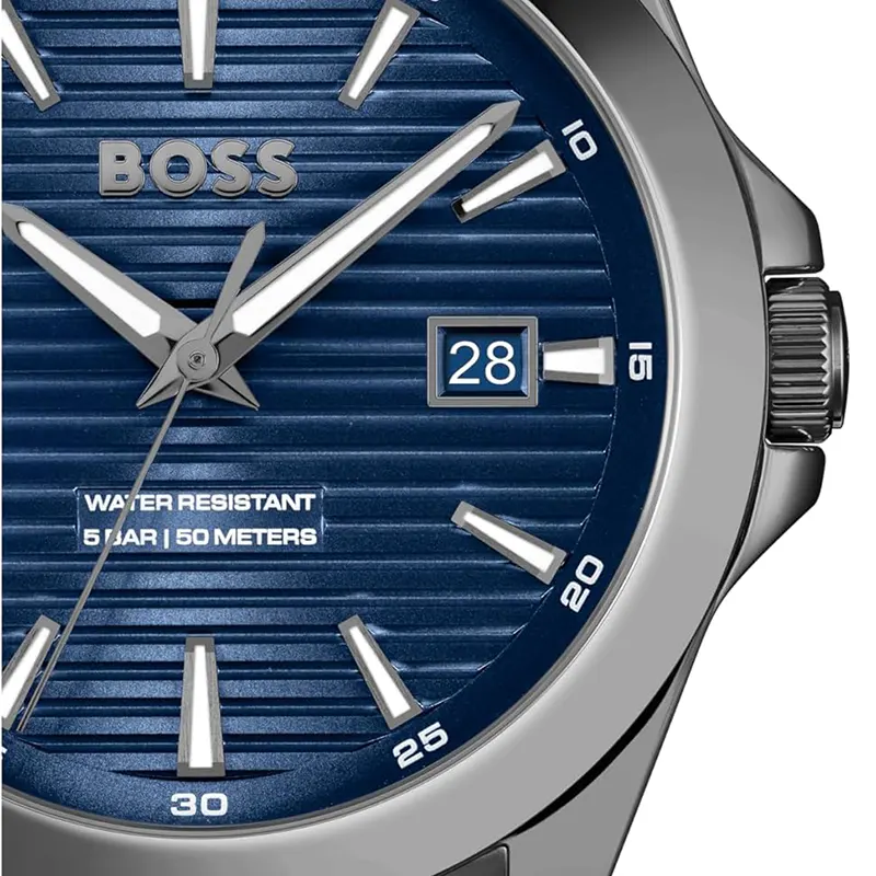 Hugo Boss Strike Blue Dial Designer fashion Men's Watch- 1514175